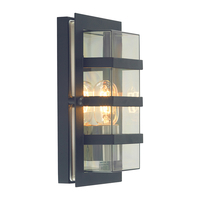 Norlys Boden Outdoor Flush Wall Light - Black