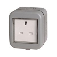 Outdoor 1 Gang 13 Amp Socket - IP55