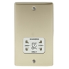 Pearl Nickel Low Profile Dual Voltage Shaver Socket