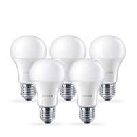 Philips 5.5W Corepro Warm White LED GLS Bulb - Screw Cap - Pack of 5