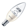Philips 6W Dimmable Warm White MasterLED Candle Bulb - Small Bayonet Cap