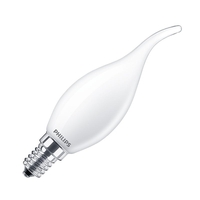Philips CorePro 2.2W Warm White LED Frosted Flame Tip Candle Bulb - Small Screw Cap