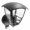 Philips Creek Outdoor Lantern Wall Light with PIR Sensor - Black