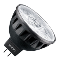 Philips ExpertColour 7.5W Warm White 3000k Dimmable LED MR16 Bulb - Flood Beam