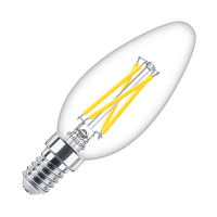 Philips Master Value 2.5W Warm White LED Dimtone Decorative Filament Candle Bulb - Small Screw Cap