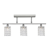 Pyton 3 Light Crystal Semi Flush Fitting