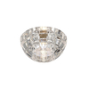 Ria Single Light Dome Crystal Down Light