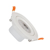 Round Solid 12W Daylight COB LED Adjustable Downlight Cutout 95mm - White