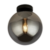 Searchlight Amsterdam Semi-Flush Ceiling Light - Smoked Glass