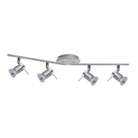 Searchlight Aries 4 Light LED Spotlight Bar - Polished Chrome