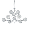 Searchlight Bellis 9 Light Multi Arm Ceiling Light - Chrome