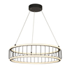 Searchlight Circolo LED Large Drum Ceiling Pendant Light - Black