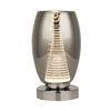 Searchlight Cyclone LED Table Lamp - Smoked Glass