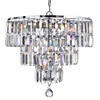 Searchlight Empire 5 Light Ceiling Pendant Light - Chrome