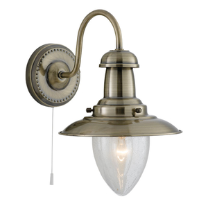 Searchlight Fisherman Wall Light - Antique Brass