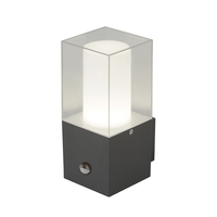 Searchlight Granada Outdoor Wall Light with PIR Sensor - Grey