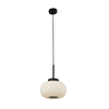 Searchlight Lumina Glass Ceiling Pendant Light -Black