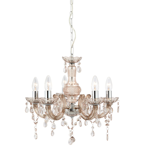 Searchlight Marie Therese 5 Light Chandelier - Mink