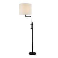 Searchlight Munich Adjustable Floor Light - Matt Black
