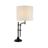 Searchlight Munich Adjustable Table Light - Matt Black