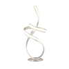 Searchlight Music LED Table Lamp - Satin Silver