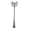 Searchlight New Orleans Triple Lamp Post - Black/Gold