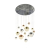 Searchlight Planets 14 Light LED Cluster Ceiling Pendant - Multi Coloured