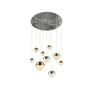 Searchlight Planets LED 9 Light Cluster Ceiling Pendant - Multi Coloured