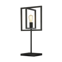 Searchlight Plaza Table Lamp - Matt Black
