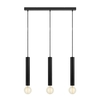 Sencillo 3 Light Bar Ceiling Pendant - Black