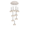 Sergio 9 Light Cluster Ceiling Pendant - Polished Chrome