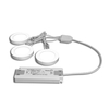 Set of 3 Warm White LED Magnetic Cabinet Lights - White