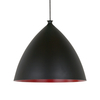 Slope 35 Pendant - Black Outer and Red Inner
