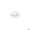 SLV Kamuela 6W Cool White Dimmable LED Fire Rated IP65 Fixed Downlight - White