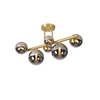 Sol Semi-Flush Ceiling Light - Satin Gold