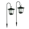 Solar Hanging Lantern with Crook - Set of 2