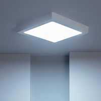 Square 24W Daylight LED Surface Panel - White