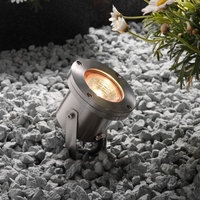 Techmar Plug and Play - Arigo LED Garden Spotlight - Stainless Steel