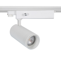 Three Circuit 15-60º Multiangle 40W Warm White LED Track Light Wolf - White