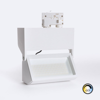 Three Circuit 38W Colour Selectable CCT LED Track Light Piero - White