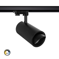 Three Circuit 40W Colour Selectable CCT LED Focal Track Spotlight New d