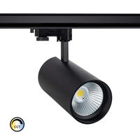 Three Circuit 40W Colour Selectable CCT LED Track Light New d