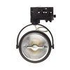 Three Circuit Cree 15W Cool White Dimmable LED Track Light - Black