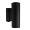 Tin Twin Wall Light - Black
