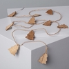 Tirza 2.2M Battery Operated Warm White LED Wood Fairy String Lights - 20 Lights