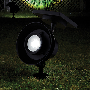 Ultima Solar LED Spotlight - Black