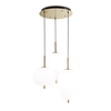Umile LED Cluster Ceiling Pendant - Satin Gold