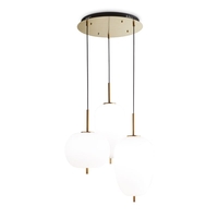 Umile LED Cluster Ceiling Pendant - Satin Gold