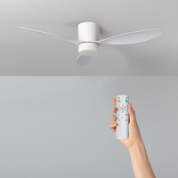 Weimar 15W Colour Selectable LED Ceiling Fan 132cm with DC Motor - White