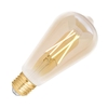 WiZ 6.5W White Changing Dimmable LED Decorative Filament Smart WiFi Amber Squirrel Cage Bulb - Screw Cap